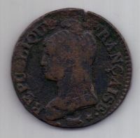 5 сантимов 1799 г. Франция. LAN 8.
