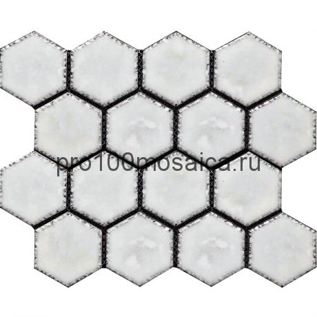 Hexa-21(4). Мозаика СОТЫ 66x77x10, серия Hexa,  размер, мм: 275*240 (GAUDI)