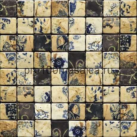 Hola-2(3). Мозаика 33x33x10, серия HOLANDA,  размер, мм: 278*278 (GAUDI)
