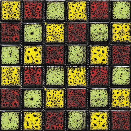 Orgn-24(4). Мозаика 48x48x8, серия ORGANICO,  размер, мм: 300*300 (GAUDI)