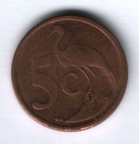 5 центов 2009 г. ЮАР