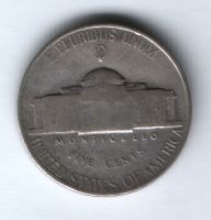 5 центов 1945 г. D США