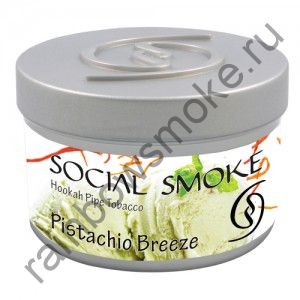 Social Smoke 250 гр - Pistachio Breeze (Фисташковое мороженое)