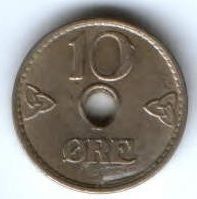 10 эре 1941 г. Норвегия