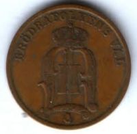 2 эре 1902 г. Швеция