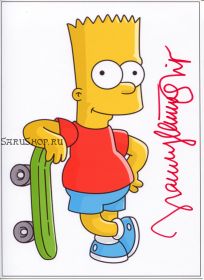 Автограф: Нэнси Картрайт. Симпсоны (The Simpsons)
