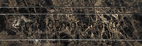 B022-3 Emperador Dark Бордюр мрамор (100х305х10 мм)  (NATURAL)