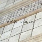 B036-1 Emperador Light Бордюр мрамор (50х305х25 мм)  (NATURAL)