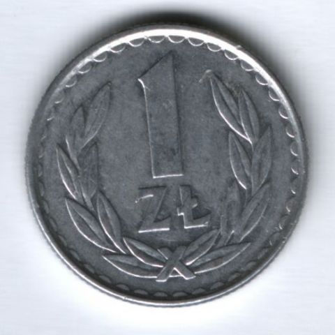 1 злотый 1985 г. Польша