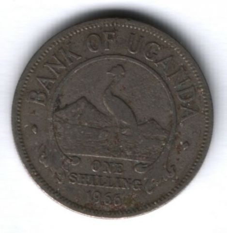 1 шиллинг 1966 г. Уганда