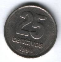 25 сентаво 1994 г. Аргентина