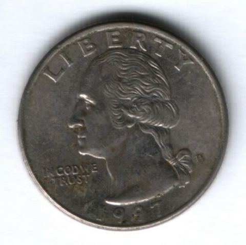 1/4 доллара 1997 г. США
