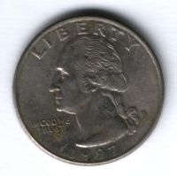 1/4 доллара 1997 г. США