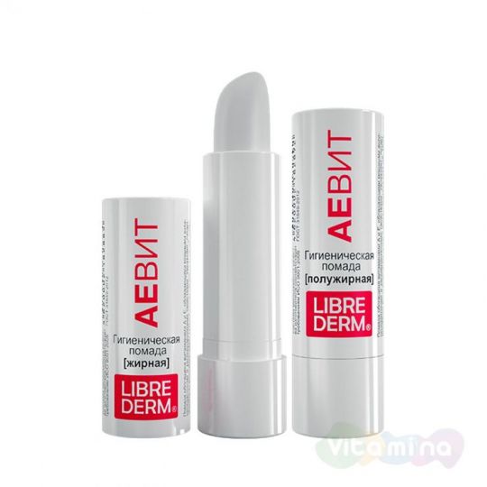 Либридерм Аевит гигиеническая помада жирная/полужирная
