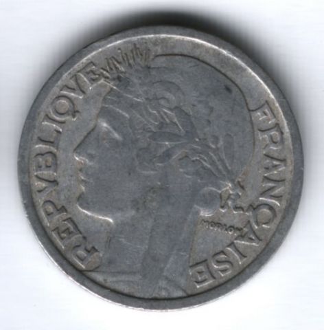 2 франка 1948 г. Франция