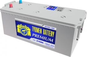 Автомобильный аккумулятор АКБ Тюмень (TYUMEN BATTERY) PREMIUM  6CT-210L 210Aч О.П. (3) (евро)