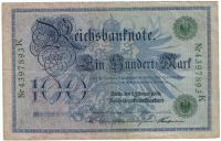 100 марок 1908 г. Германия