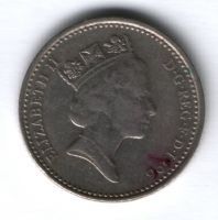 10 пенсов 1996 г. Великобритания