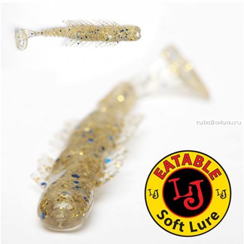 Виброхвост Lucky John Pro Series BUGSY SHAD 2,8" / 72 мм / цвет CA35 / 7 шт