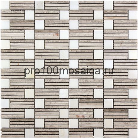 KB-P33 (XY-M031G-33P) Мозаика камень S-LINE 305х305х10 мм (NATURAL)