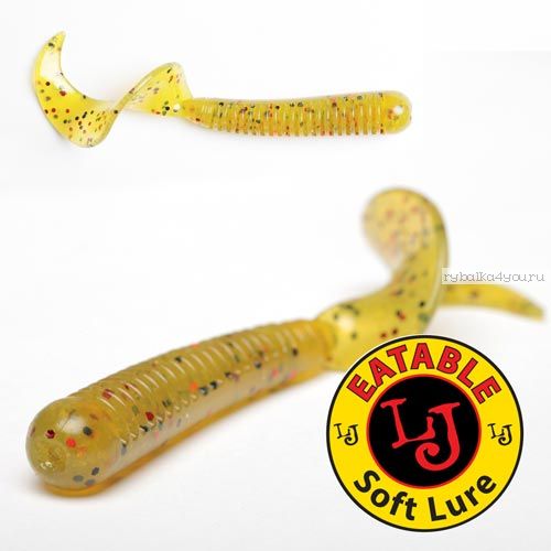 Твистер Lucky John Pro Series CHUNK TAIL 2" / 50 мм / цвет 002 / 10 шт