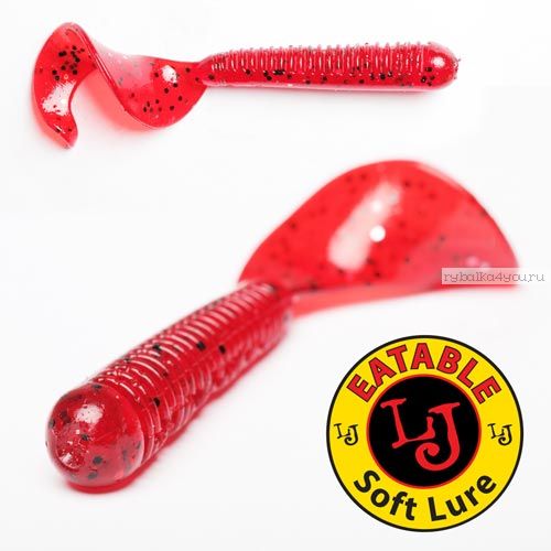 Твистер Lucky John Pro Series CHUNK TAIL 2,9" / 75 мм / цвет PA06 / 7 шт