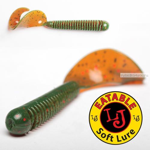 Твистер Lucky John Pro Series CHUNK TAIL 2,9" / 75 мм / цвет PA16 / 7 шт