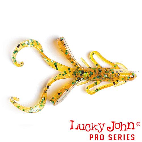 Твистер Lucky John Pro Series HOGY HOG 2,6" / 66 мм / цвет PA19 / 5 шт