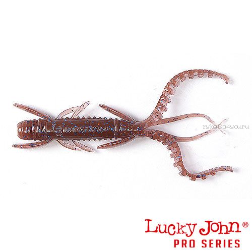 Виброхвост Lucky John Pro Series HOGY SHRIMP 3" / 76 мм / цвет S19 / 10 шт