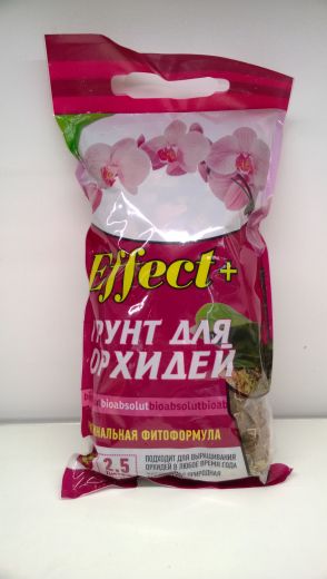 Грунт для орхидей Effect+, 2,5л