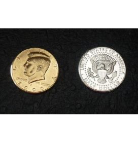 Half Dollar "решка" Gold - "орел" Silver (гиммик)