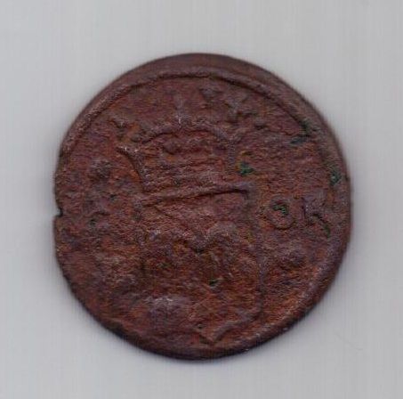1/4 оре (эре) 1634 г. Швеция