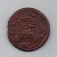 1/4 оре (эре) 1634 г. Швеция