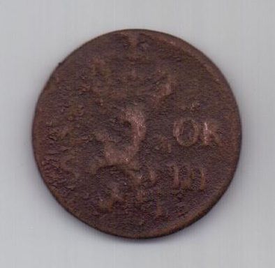 1/6 оре (эре) 1671 г. Швеция