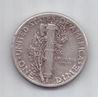 1 дайм 1944 г. США