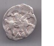 деньга 1533-1547 г. Иван IV Грозный