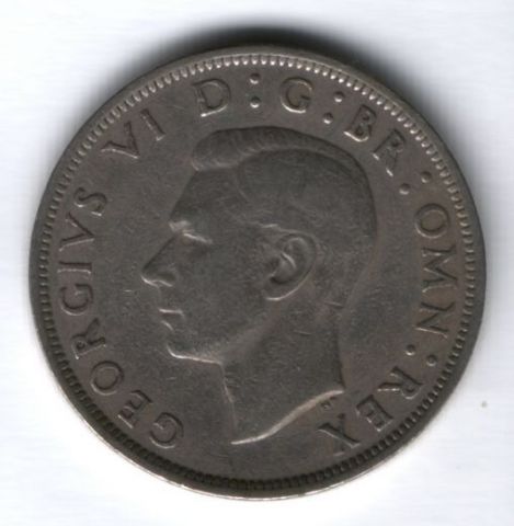 1/2 кроны 1948 г. Великобритания