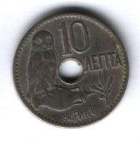 10 лепт 1912 г. Греция