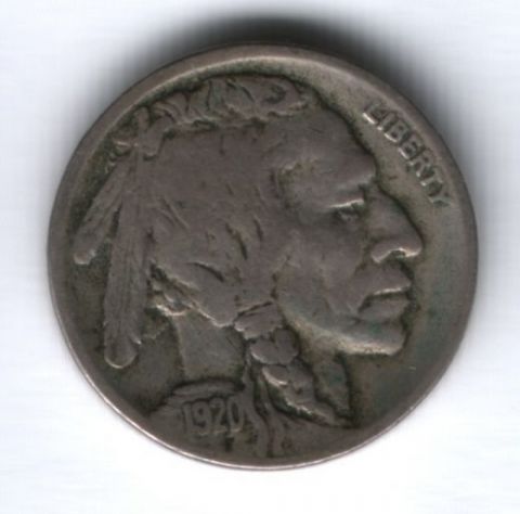 5 центов 1920 г. редкий год США