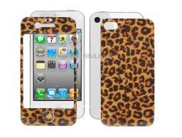 Защитные наклейки для iPhone 4  (Леопард)