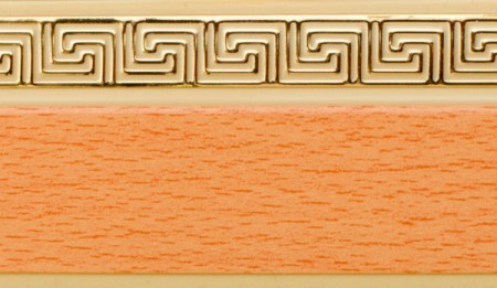 Карниз ''Монарх'' с поворотом ясный дуб