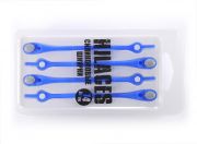 Cиликоновые шнурки для обуви Hilaces цвет Голубой/Серый