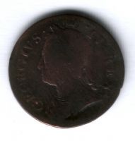 1 фартинг 1754 г. Великобритания