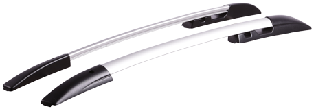 Рейлинги на Hyundai i30 II, анод серый