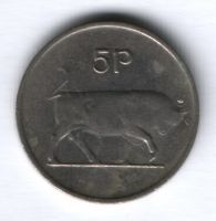 5 пенсов 1980 г. Ирландия