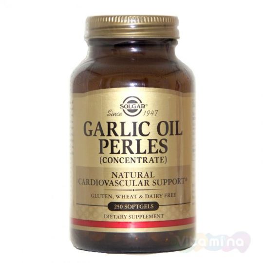 СОЛГАР Чесночное Масло Перлес капс.