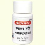 ПРАБХАКАР БАТИ (PRABHAKAR VATI) "BAIDYANATH", 80 ТАБЛЕТОК