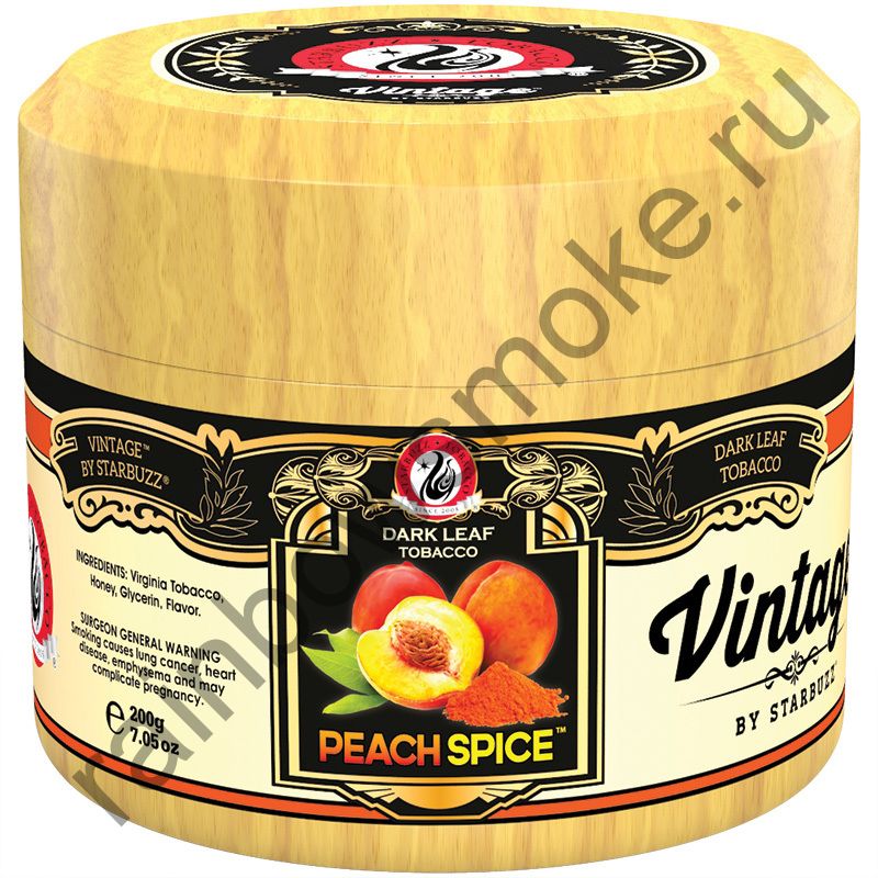Starbuzz Vintage 200 гр - Peach Spice (Персик со специями)