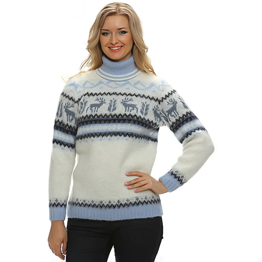 Свитер женский вязаный из Исландской шерсти 04119-02