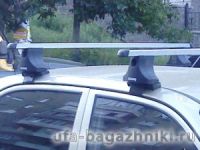 Багажник на крышу Hyundai Elantra 3, Атлант, прямоугольные дуги